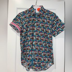 Robert Graham short sleeve button down shirt - Tailored Fit